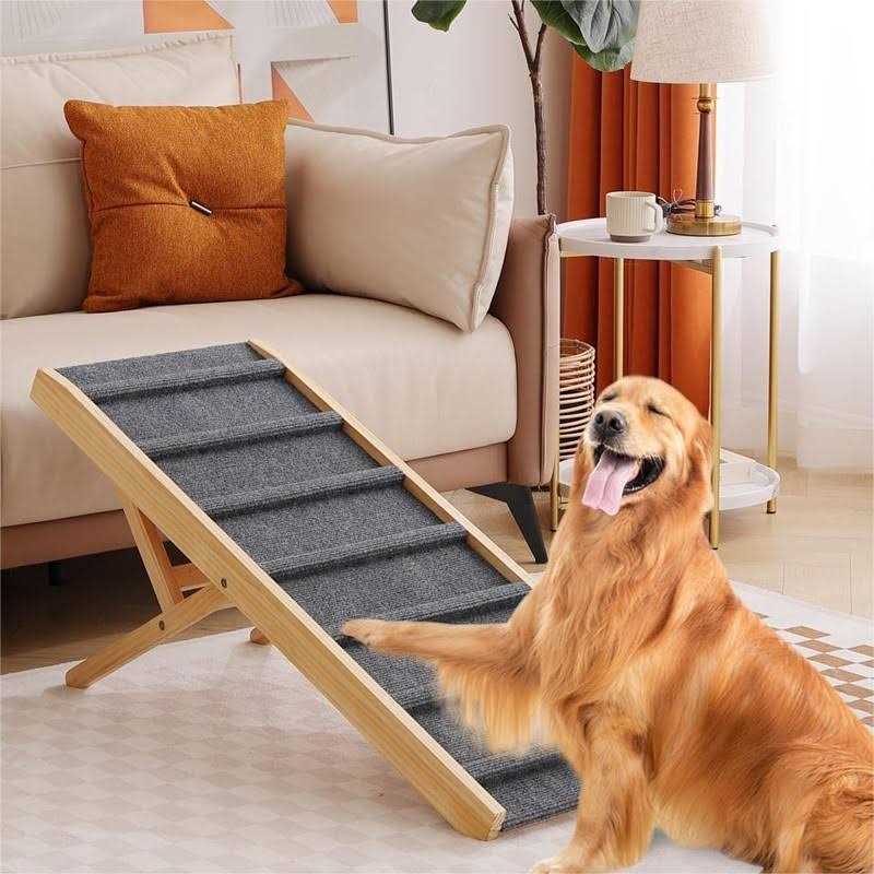 Large Dog Pet Ramp Stairs for Bed Car Truck Couch SUV K805553