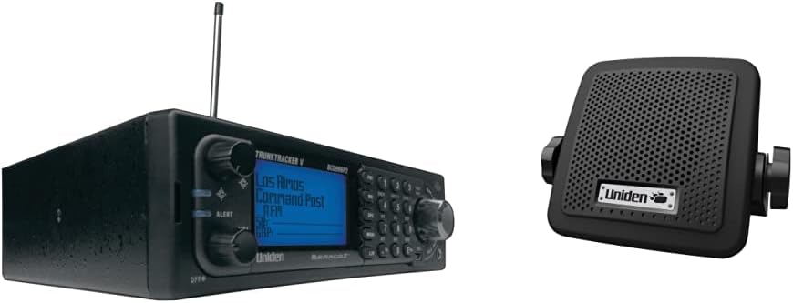 Digital Mobile TrunkTracker Scanner with External Communications Speaker E2768