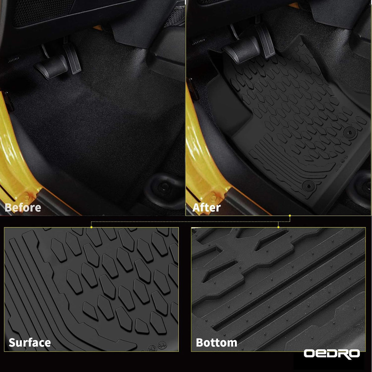 All Weather TPE Floor Mats & Cargo Liners Set W36116