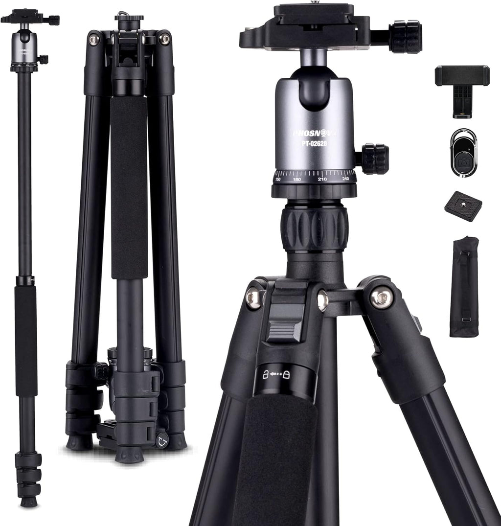Compact Aluminum Camera Tripod with 360 Degree Ball Head E31261