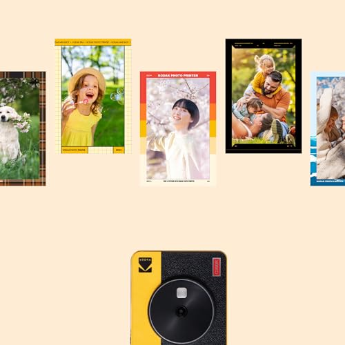 2-in-1 Instant Camera and Photo Printer 3x3 inches White Z555