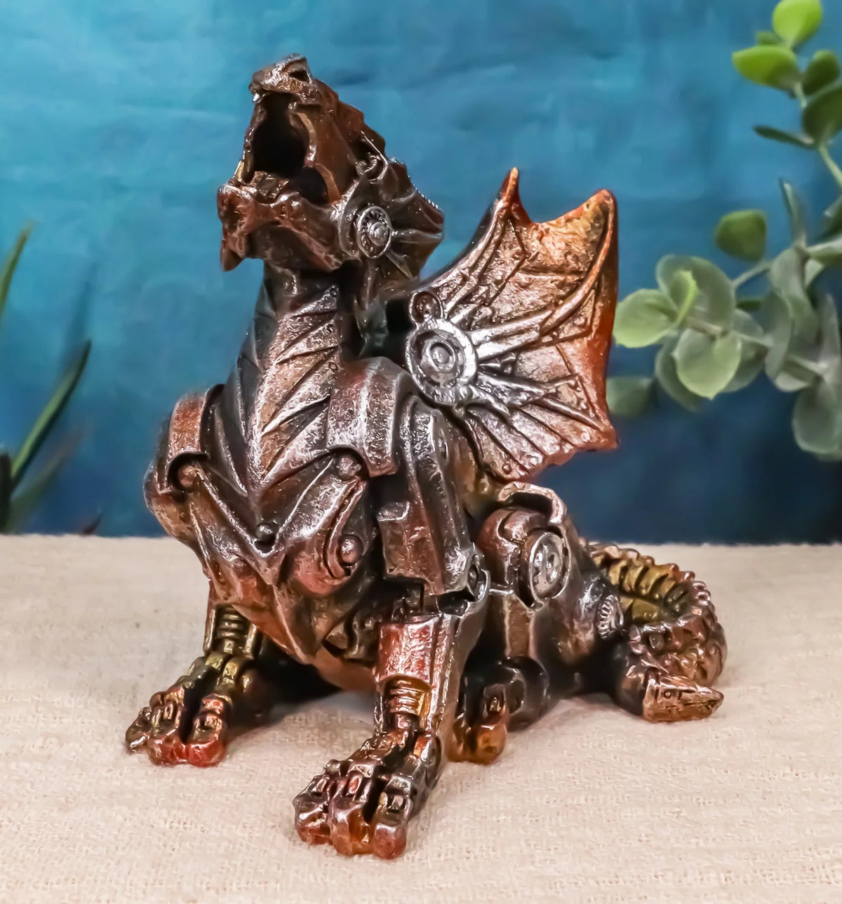 Steampunk Dragon Figurine J4949