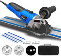 Mini Circular Saw with 2 x 15" Guide Rails, 3 Saw Blades, Pack of 2 D320038