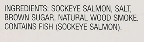 Smoked Sockeye Salmon, 24oz, 2 Pack (Total of 48 ounces) O4340