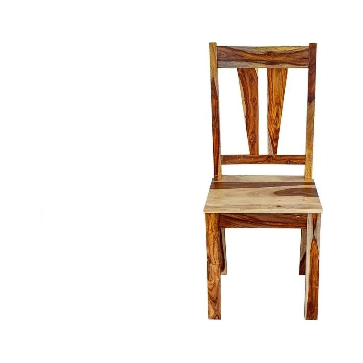 Brown Solid Wood Dining Side Chair I360251