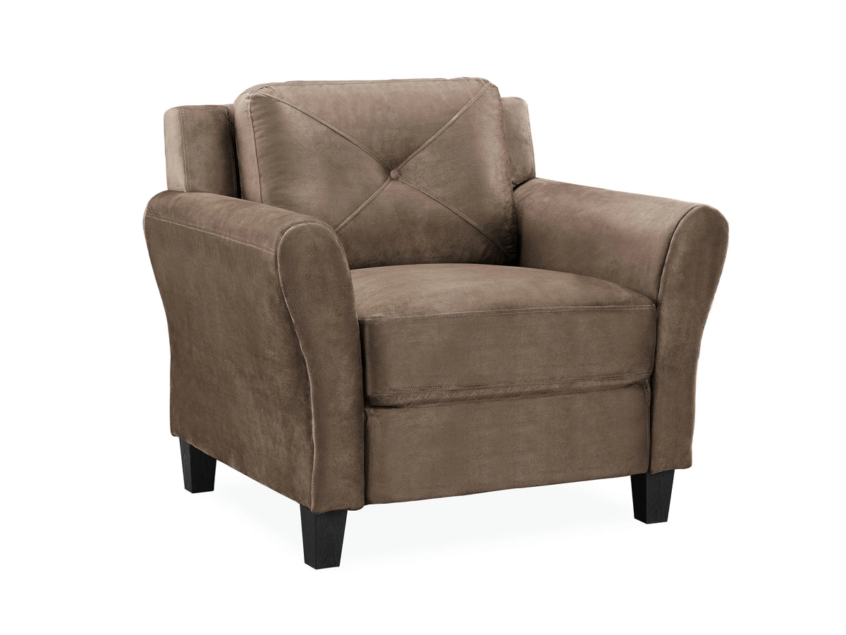 Dark Gray Fabric Club Chair Z363