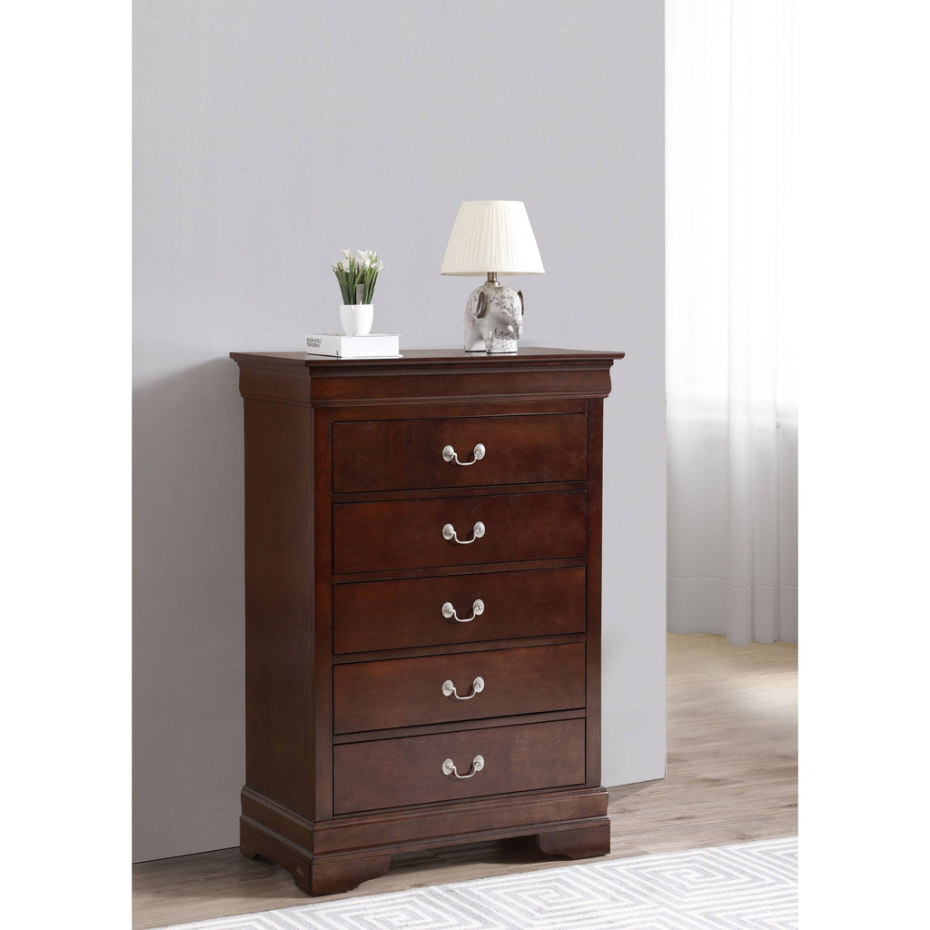 Cappuccino 5 Drawer Chest M592237