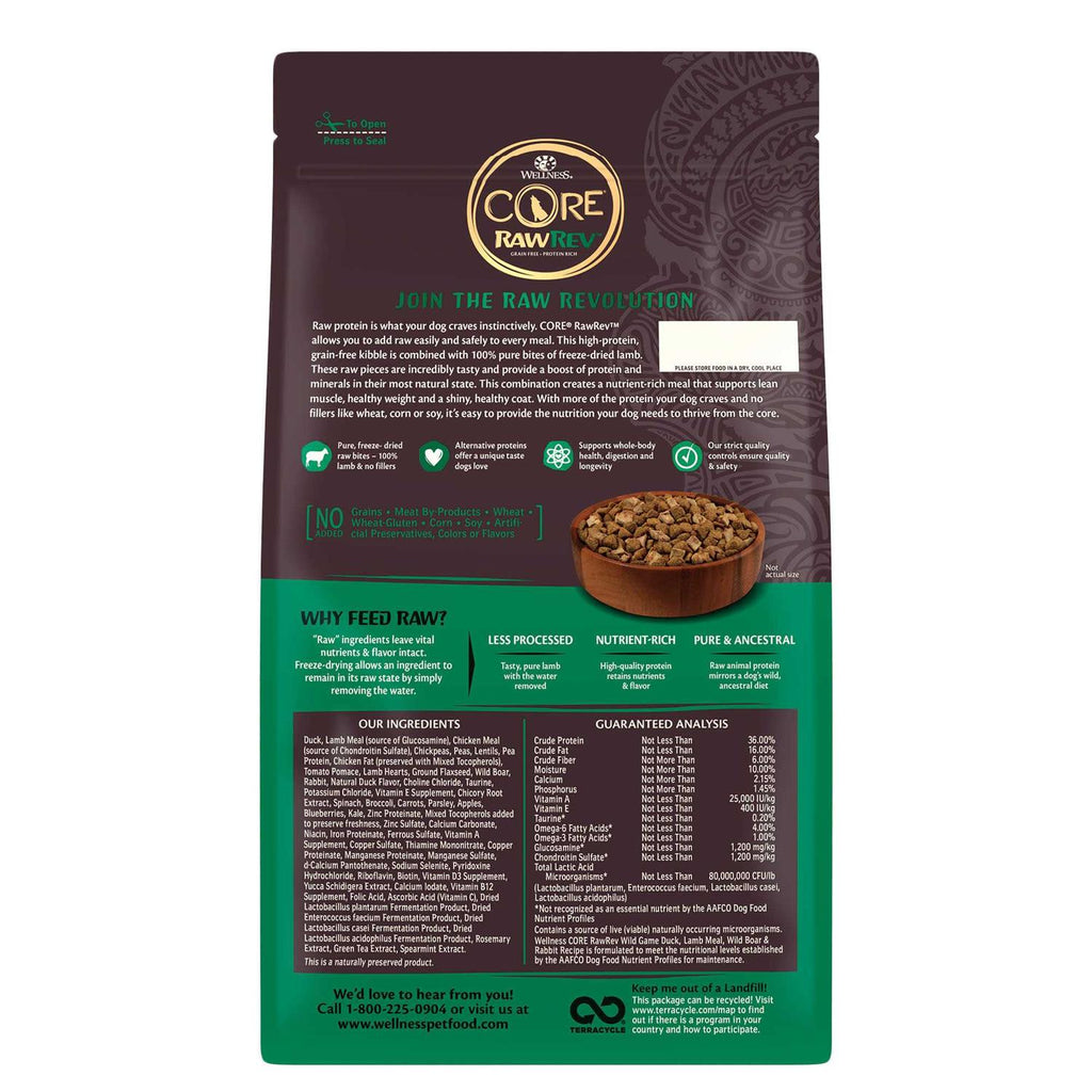 Grain Free Freeze Dried Dry Dog Food V208179