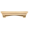 Unfinished Mantel Shelf 60x22 W1492