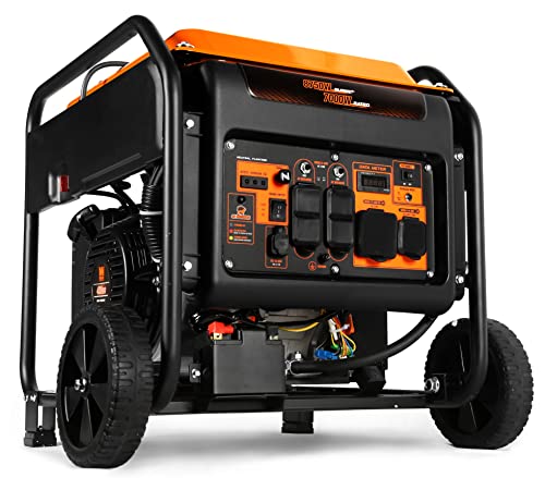 8750-Watt Electric Start Open Frame Inverter Generator with CO Shutdown Sensor P842