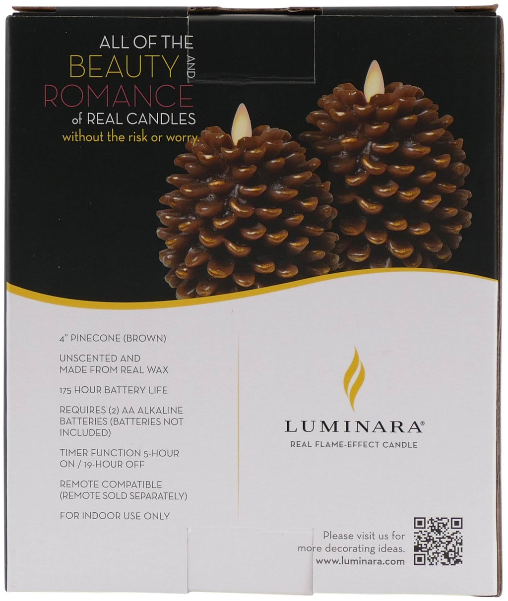 Flameless Pine Cone Candle L93687
