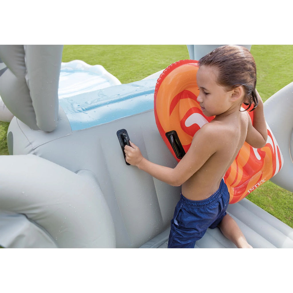 Inflatable Backyard Water Slide with Electric Air Pump L4528