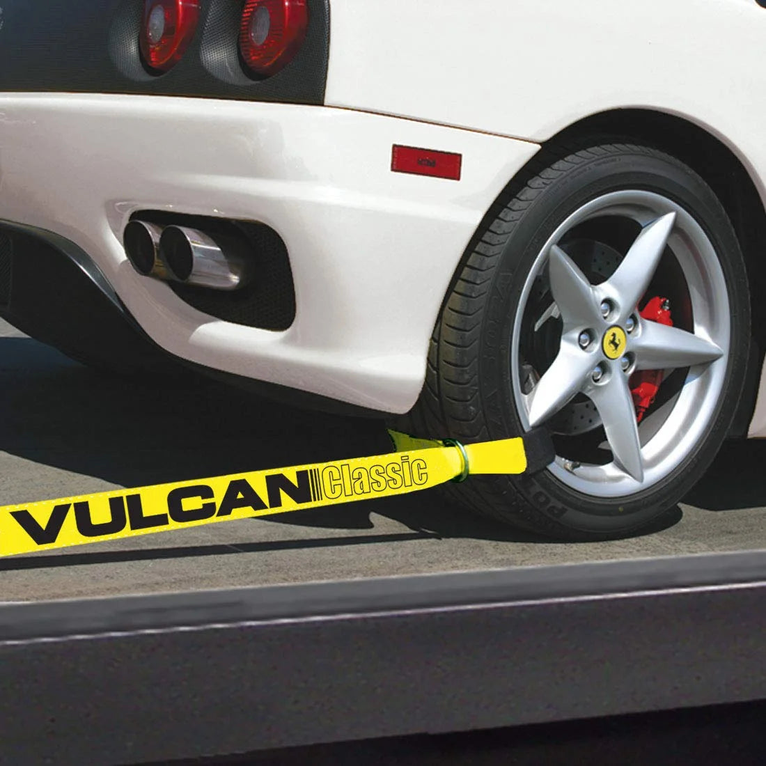 Yellow 2 inch x 144 inch Ratchet Tie Down 4 Pack I52628