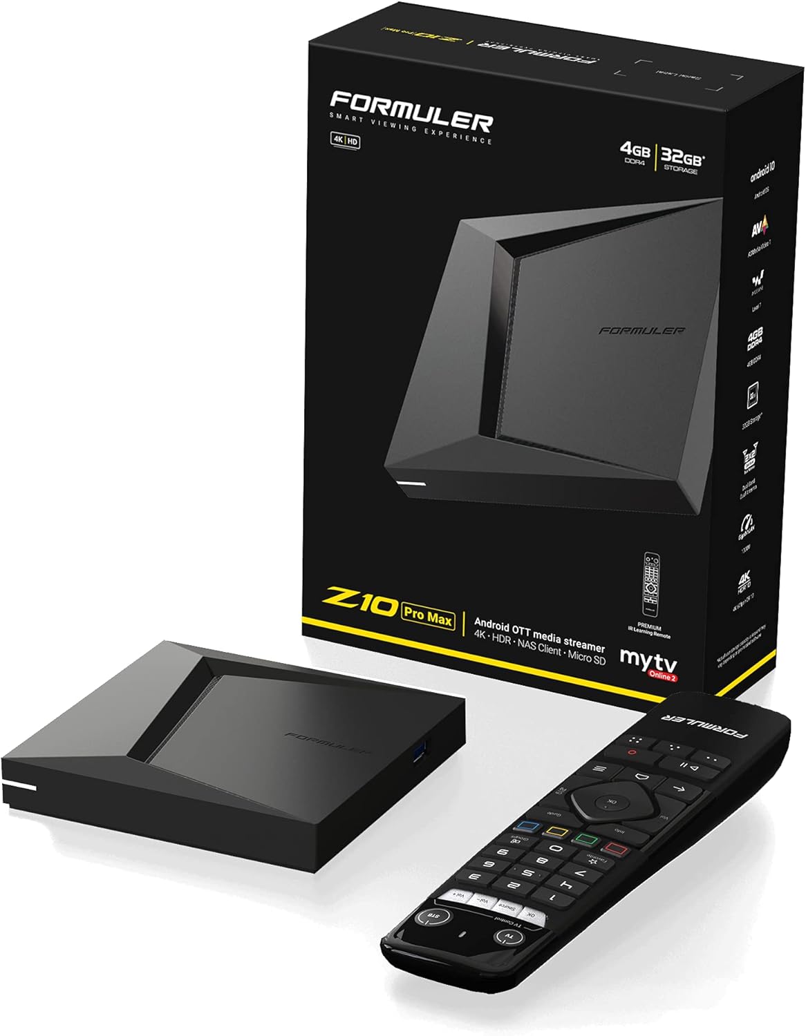 Pack of 2 Units Formuler Z10 pro max A3472