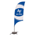 Razor Feather Flag with Cross Base Y321