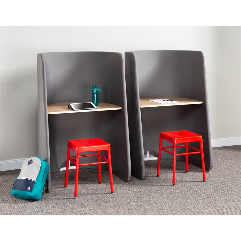 Black Steel Guest Stool F255114