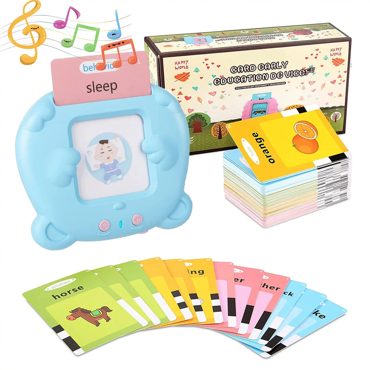 Talking Flash Cards Learning Toys with 112 Double-Side Cards Y9965