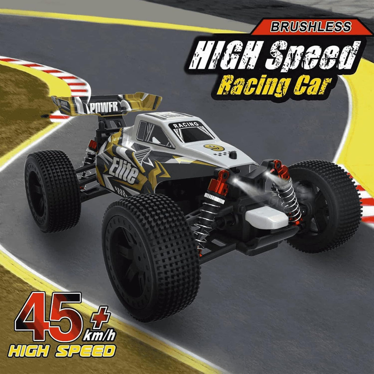 Yellow 1:16 Scale 4WD RC Truck X621881