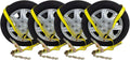 2 Chain Ratchets & Lasso Straps Tow Truck Wrecker Car Hauler Wheel Lift S163798