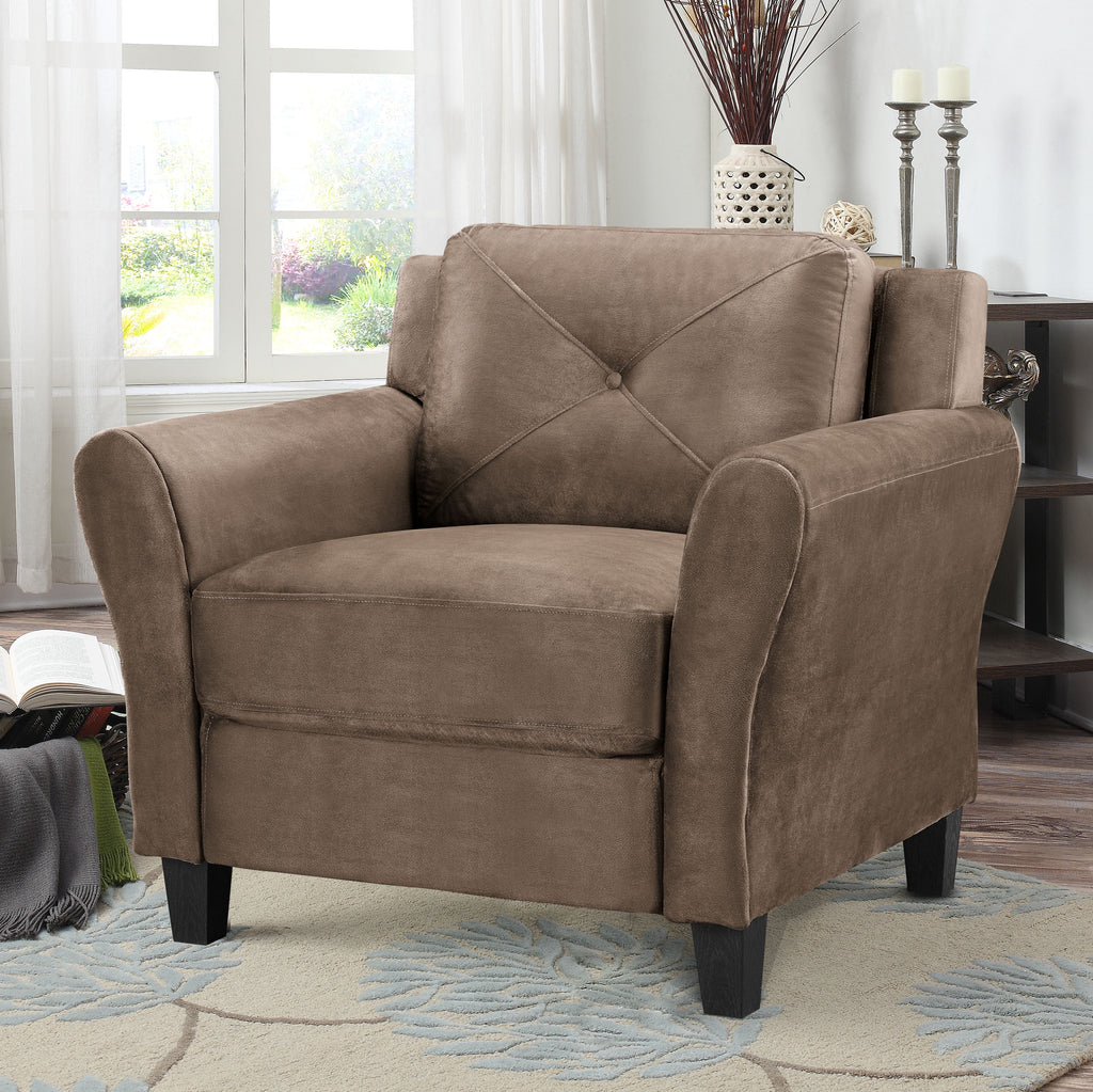 Dark Gray Fabric Club Chair Z363