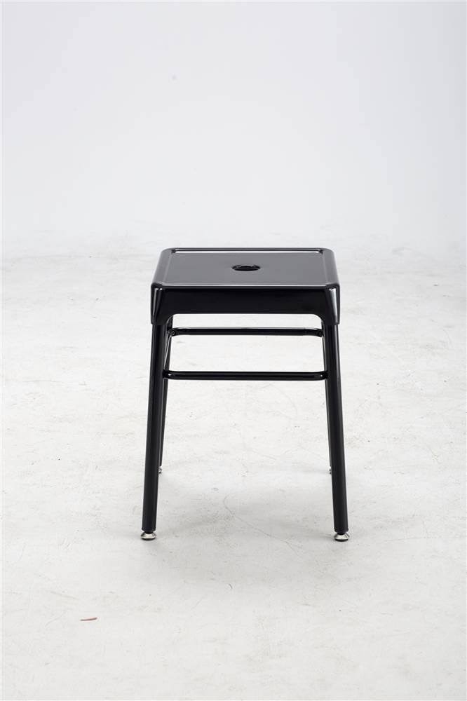 Black Steel Guest Stool F255114
