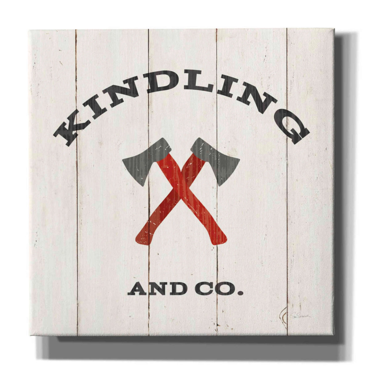 Cabin Life XI Neutral Giclee Canvas Wall Art, 12"x12" W64654