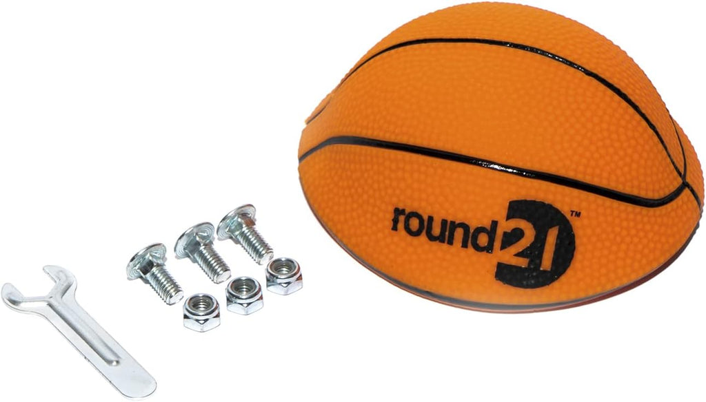 Over The Door Mini Basketball Hoop with Polycarbonate Backboard, Rubber Ball Pack of 2 K77081