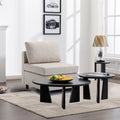 Linen Modular Sofa Armless Chair U551