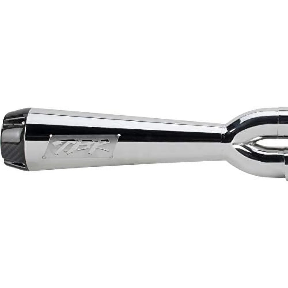 Polished 2-1 Exhaust with Carbon Endcap X983