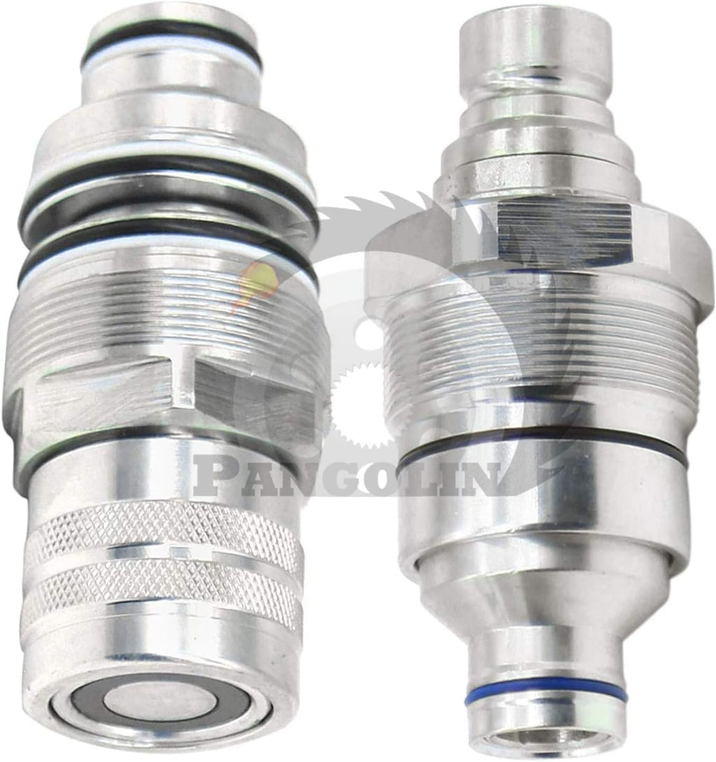 Hydraulic Flat Face Quick Connect Coupler Thread Φ46mm Pack of 2 C99056