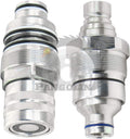 Hydraulic Flat Face Quick Connect Coupler Thread Φ46mm Pack of 2 C99056