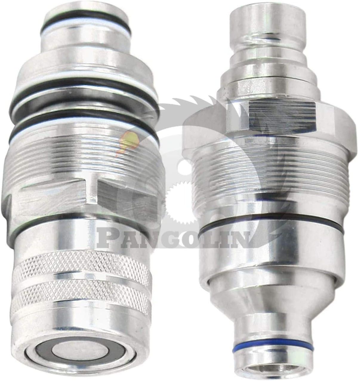 Hydraulic Flat Face Quick Connect Coupler Thread Φ46mm Pack of 2 C99056