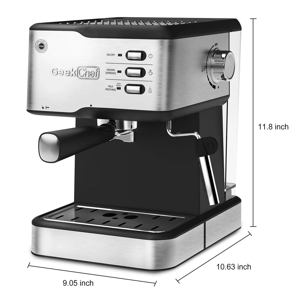 20 Bar Espresso and Cappuccino Maker 950W 1.5L G969