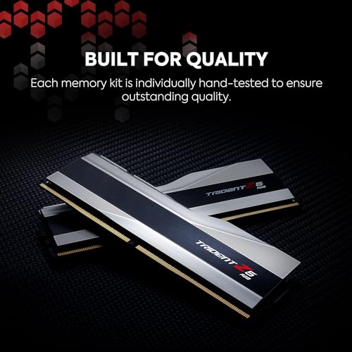 DDR5 RAM 32GB (2x16GB) 6600MT/s CL34-40-40-105 Matte Black Desktop Computer Memory U3893
