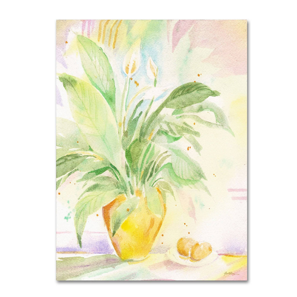 Sheila Golden The Peace Lily Canvas Art M982628