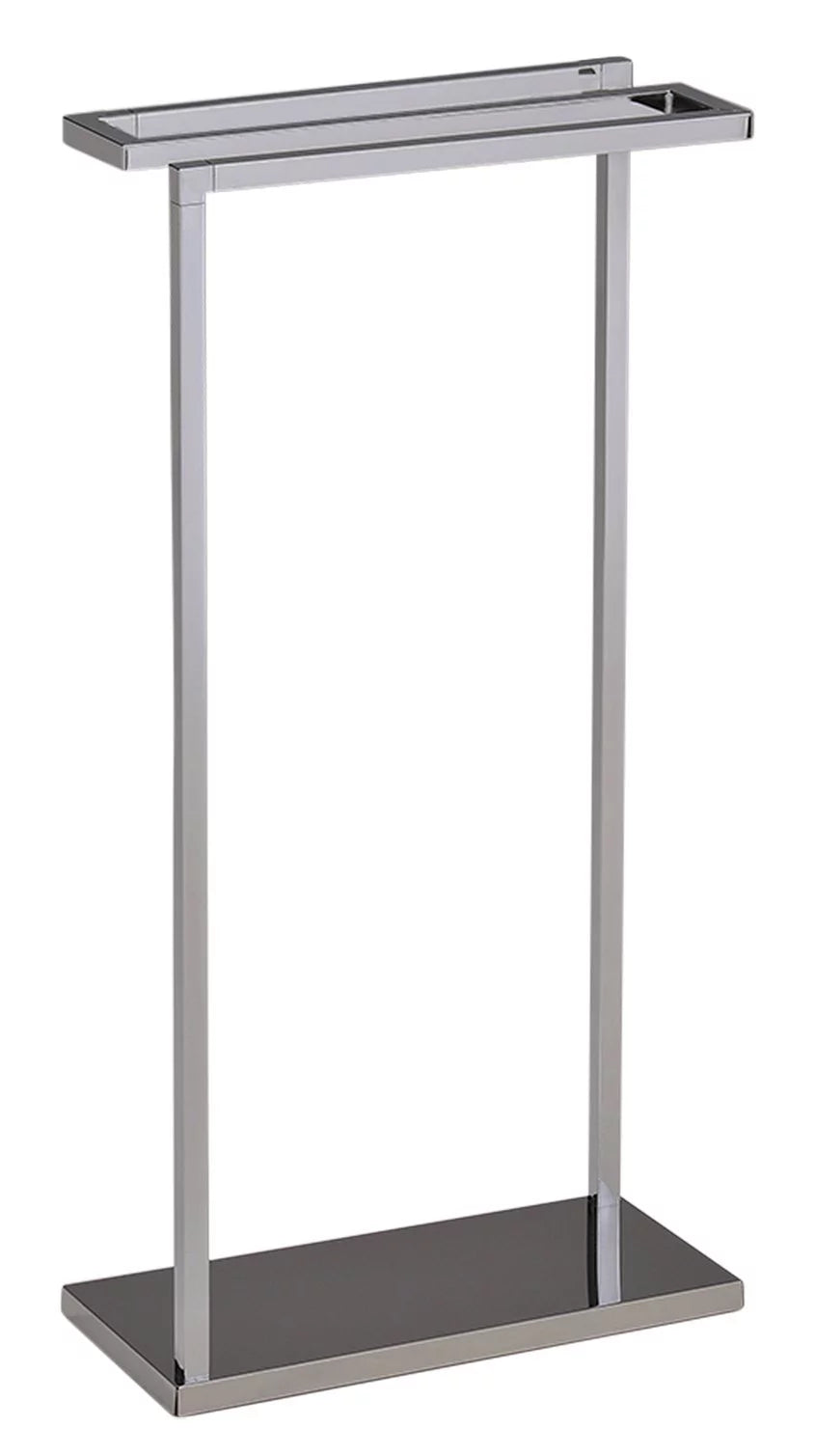 3 Bar Metal Freestanding Towel Rack Stand Chrome Z949397