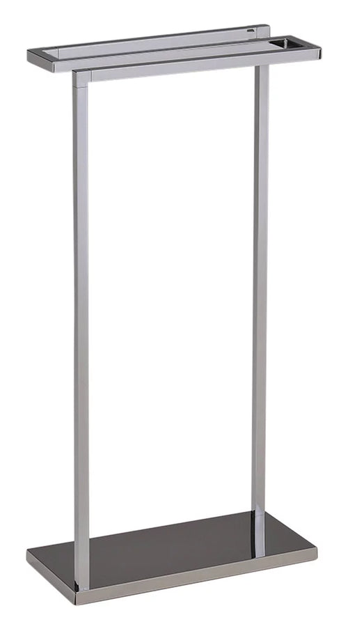 3 Bar Metal Freestanding Towel Rack Stand Chrome Z949397