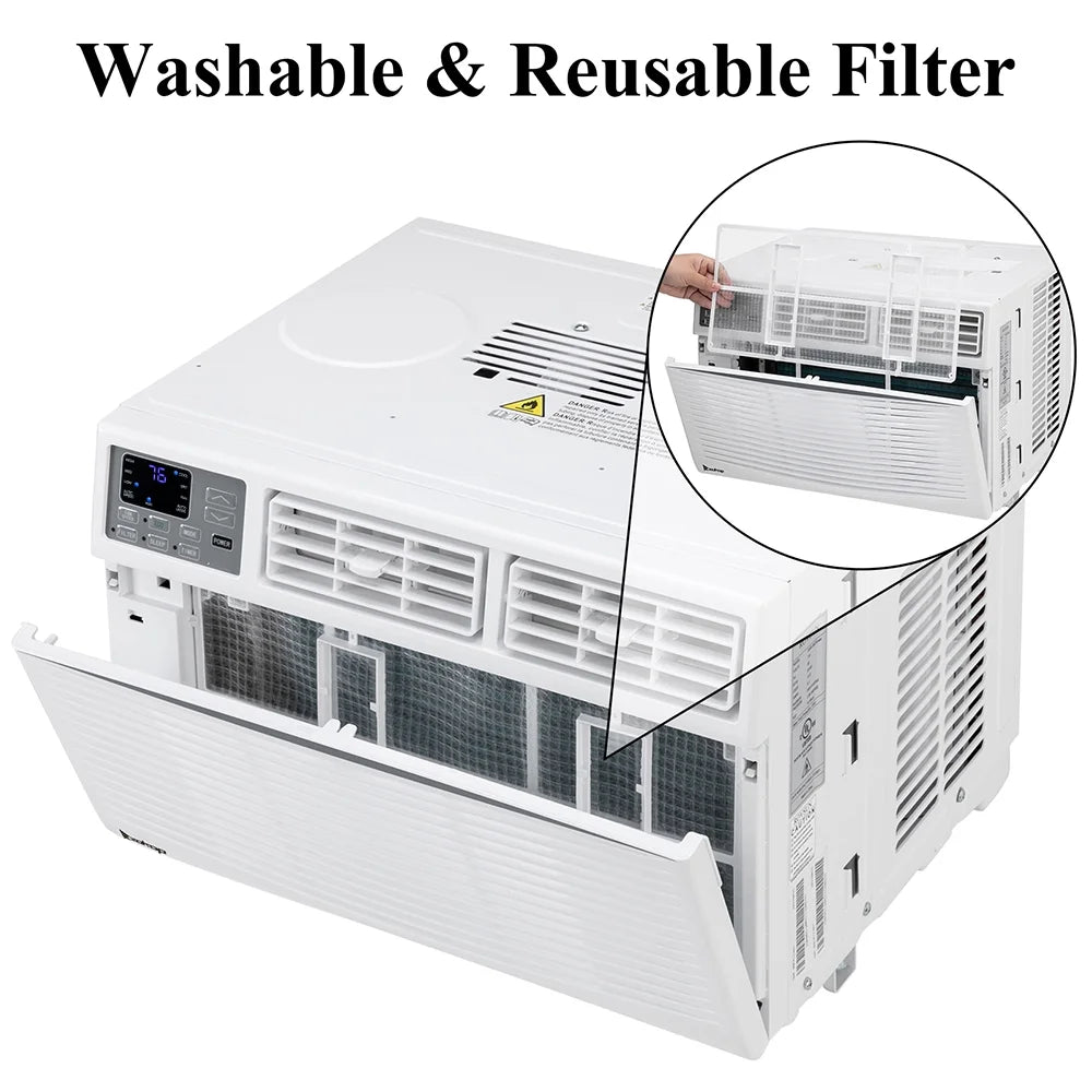 Window Mounted Air Conditioner 10000 BTU White F932309