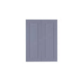 Gray 2-Door Wall Cabinet with 2-Shelves E209421
