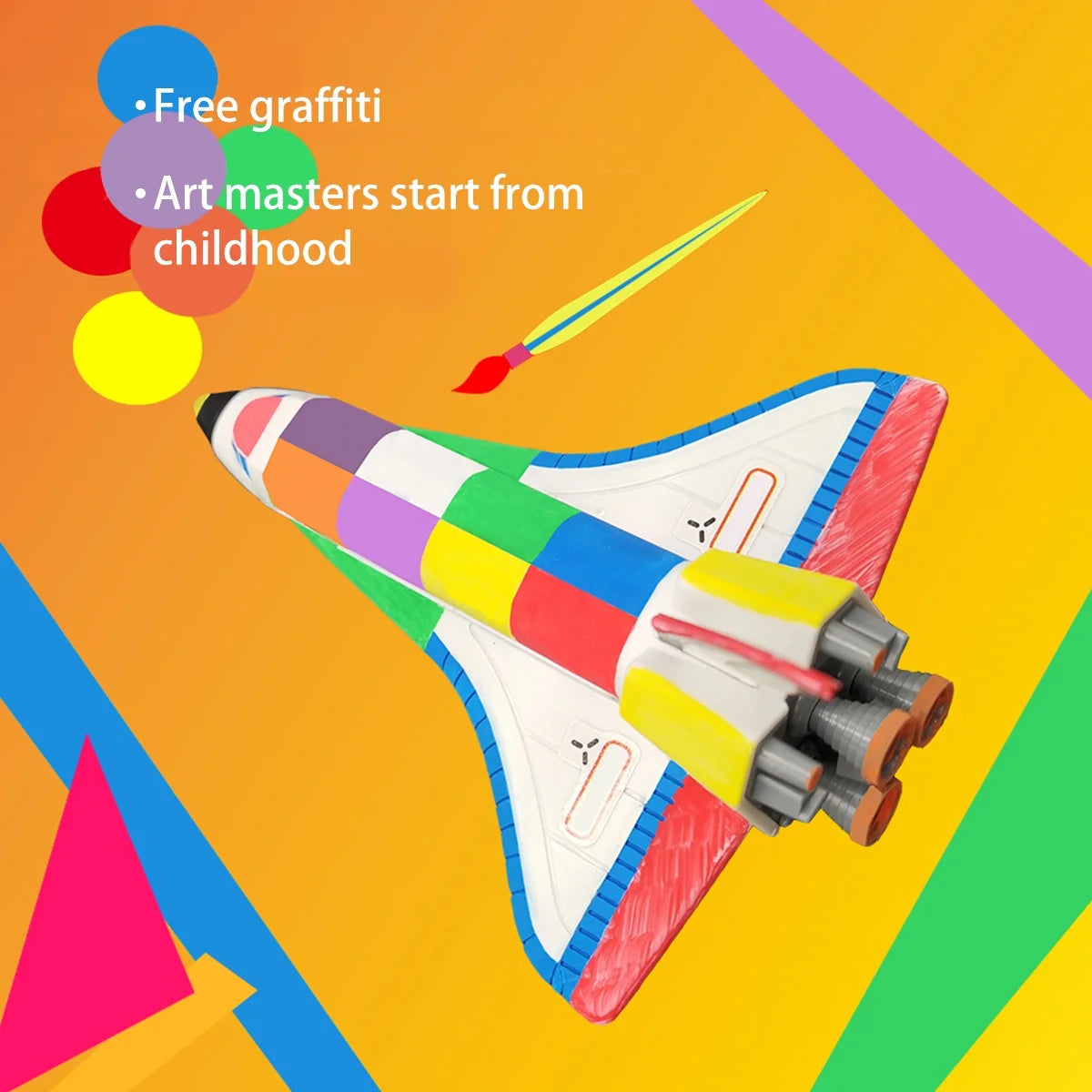 3 In 1 Solar Robot Kit with Paints and Paintbrush DIY Science Experiments Toys P24135