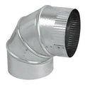 90 Degree Adjustable Elbow, 26 Gauge, Galvanized M6062