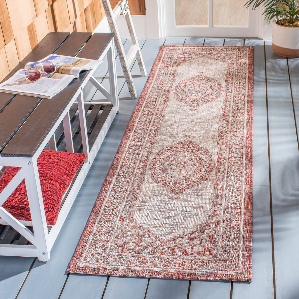 Light Beige Light Brown Courtyard Rug I9129