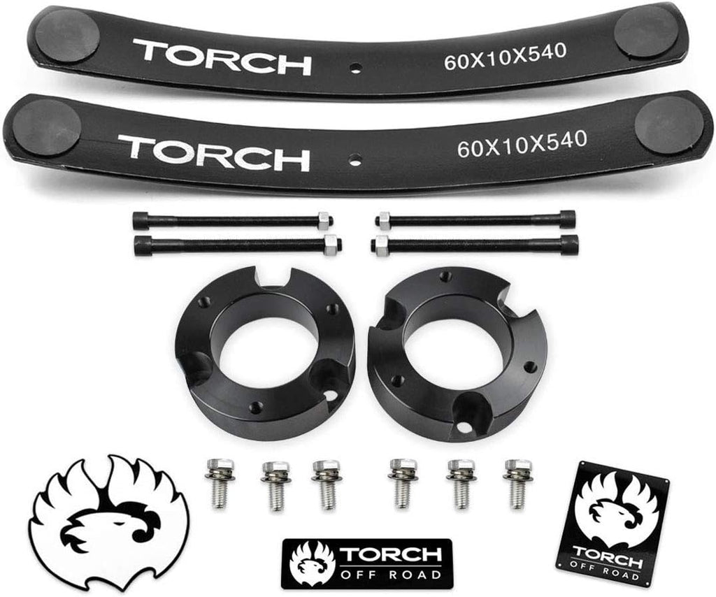 2" Front 2" Rear Lift Kit for Toyota Tacoma 2WD Add A Leaf J542