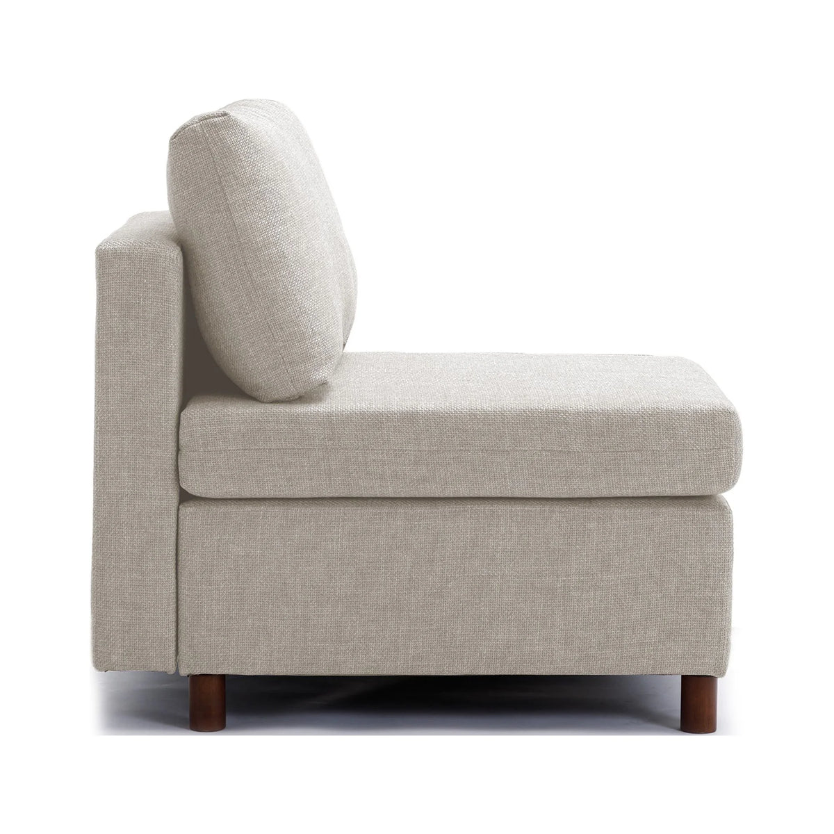 Linen Modular Sofa Armless Chair U551