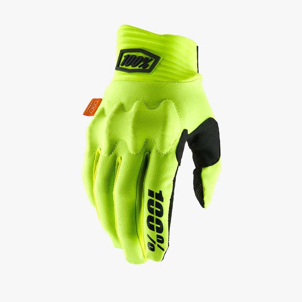 Race Gloves Fluo Yellow Black Q4533