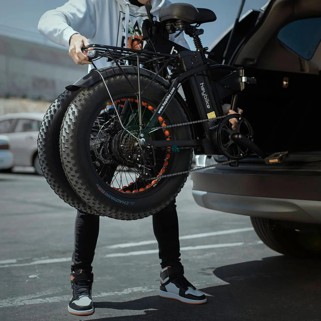 Foldable 20 x 4.0 Fat Tire Electric Bike with 500W Motor D709479