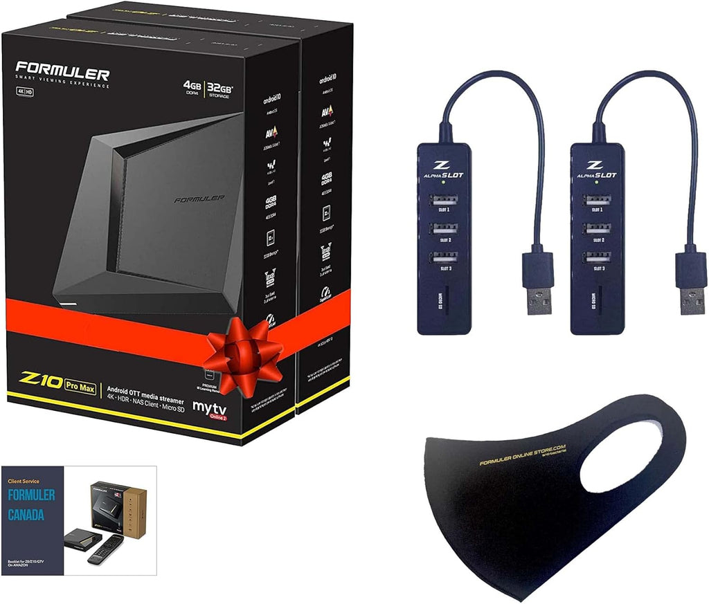 Pack of 2 Units Formuler Z10 pro max A3472