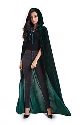 Hooded Velvet Cloak P5934