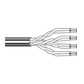 Plenum Cat5e Multi-Conductor Cable 5 W990