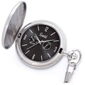 Black and Silver Tone Pocket Watch H5320